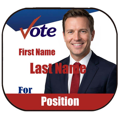 Custom Vehicle Advertising for Local Election Campaign.