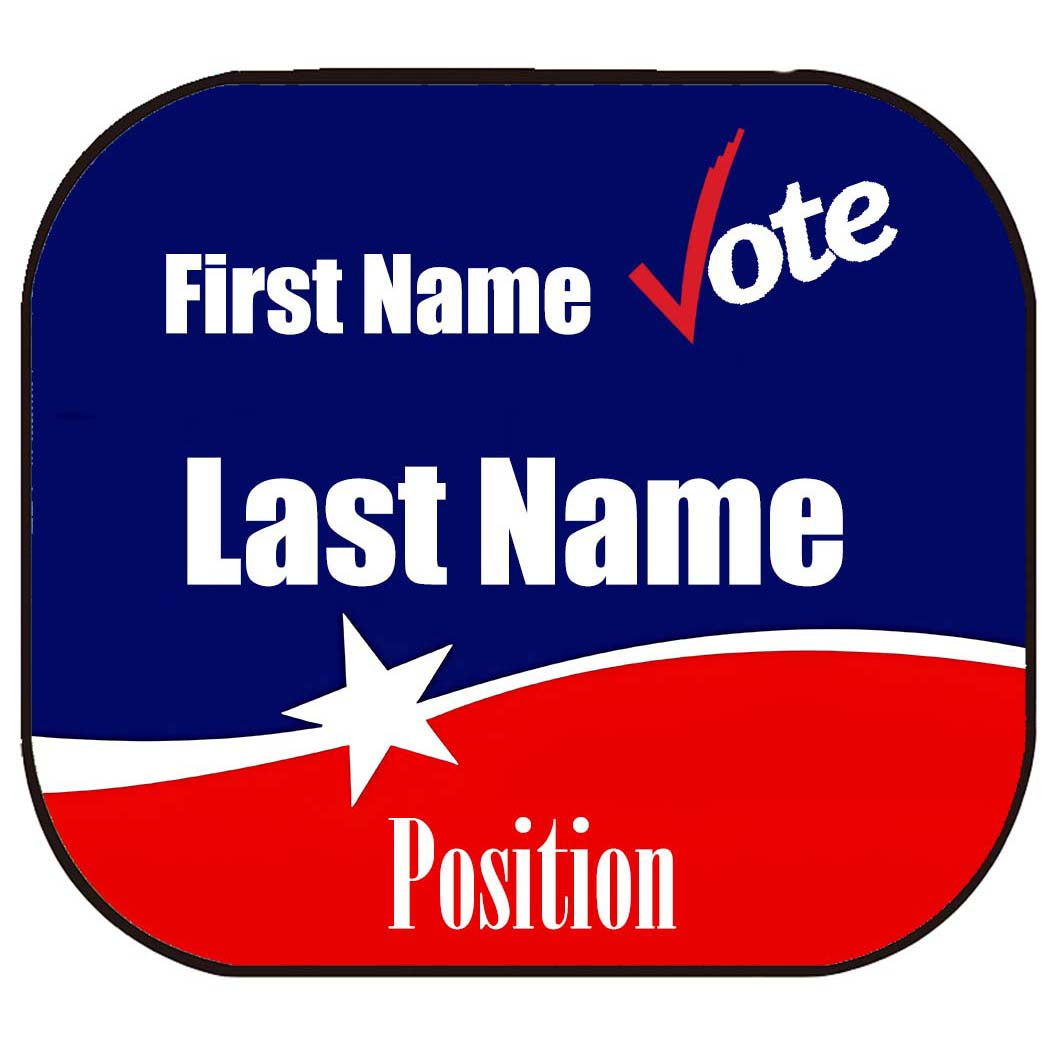 Custom Vehicle Advertising for Local Election Campaign.